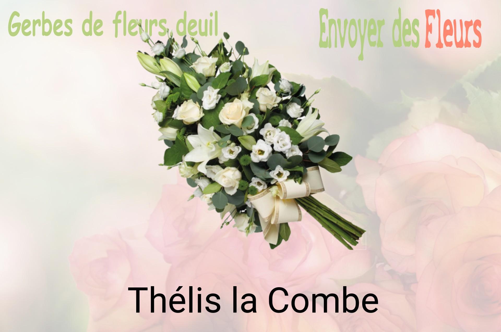 Gerbe de fleurs de deuil livrée à Thélis-la-Combe